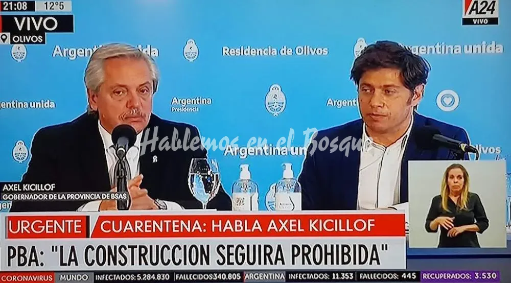 cuarentena construcción